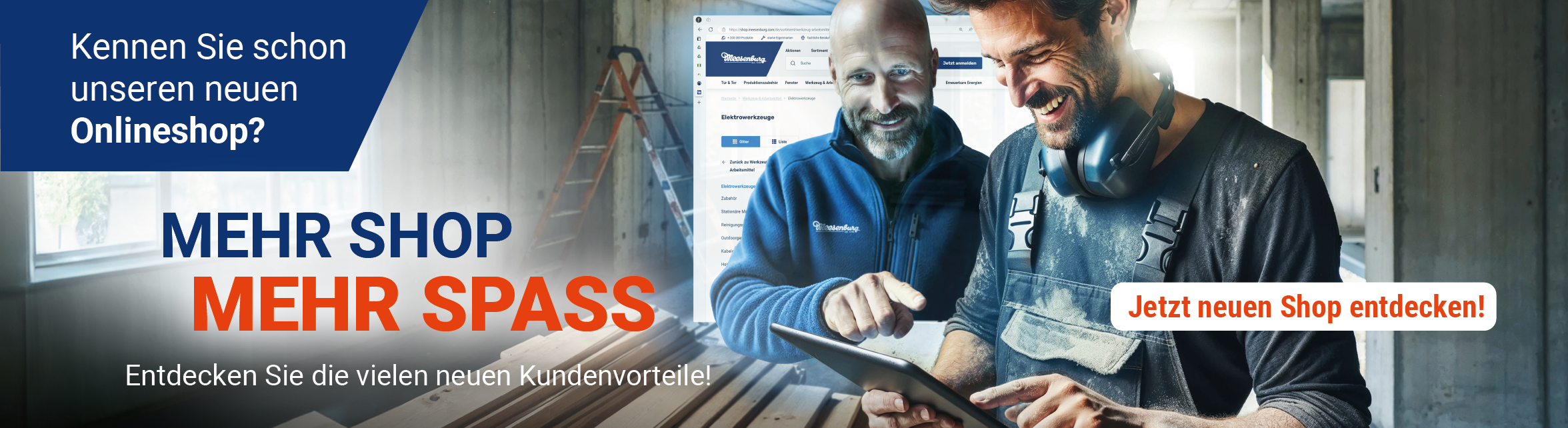 Nutzen Sie jetzt die neuen Funktionen und Vorteile des neuen Shops: